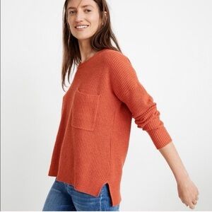 Madewell Thompson Pocket Pullover Sweater Size XXS